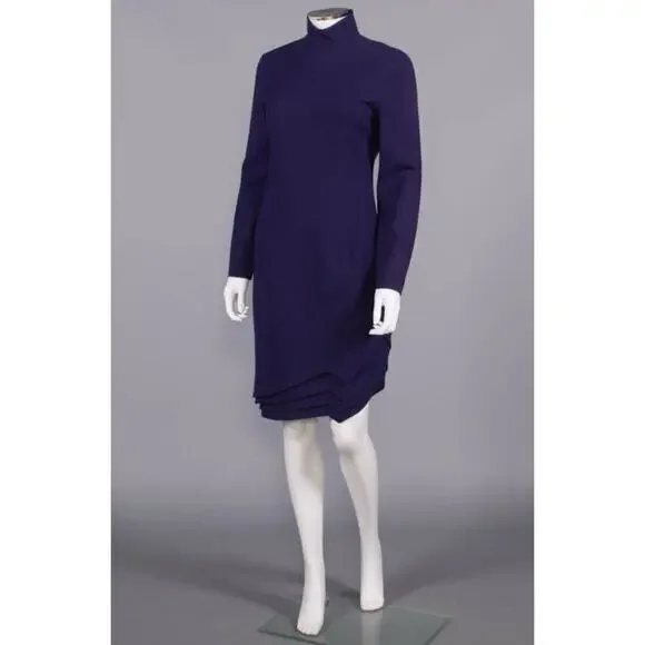 Gianni Versace Wool Day Dress made in Italy, circa 1990s